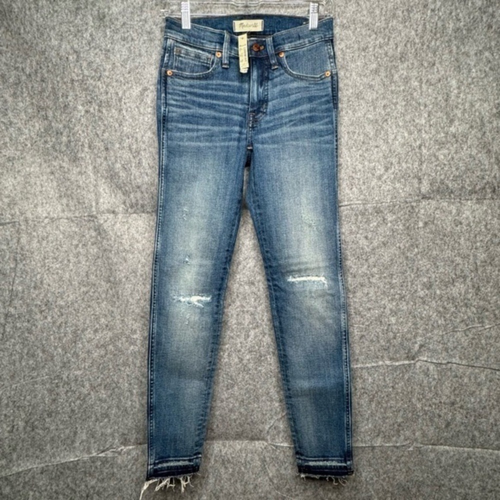 NWT‎ Madewell 9" Mid-Rise Skinny Jeans in York Wash- Sz 24